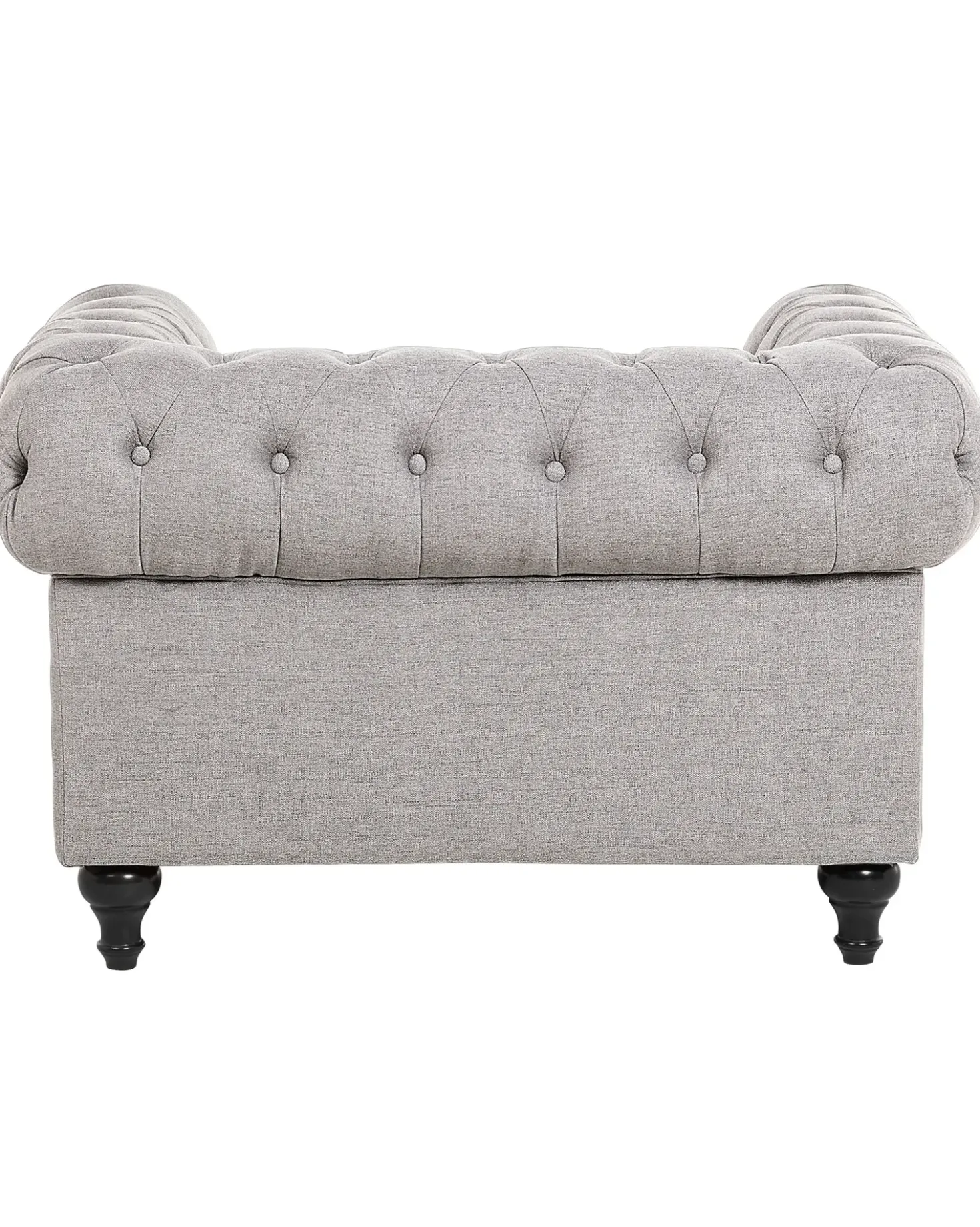 Poltrona CHESTERFIELD Tessuto Grigio chiaro
