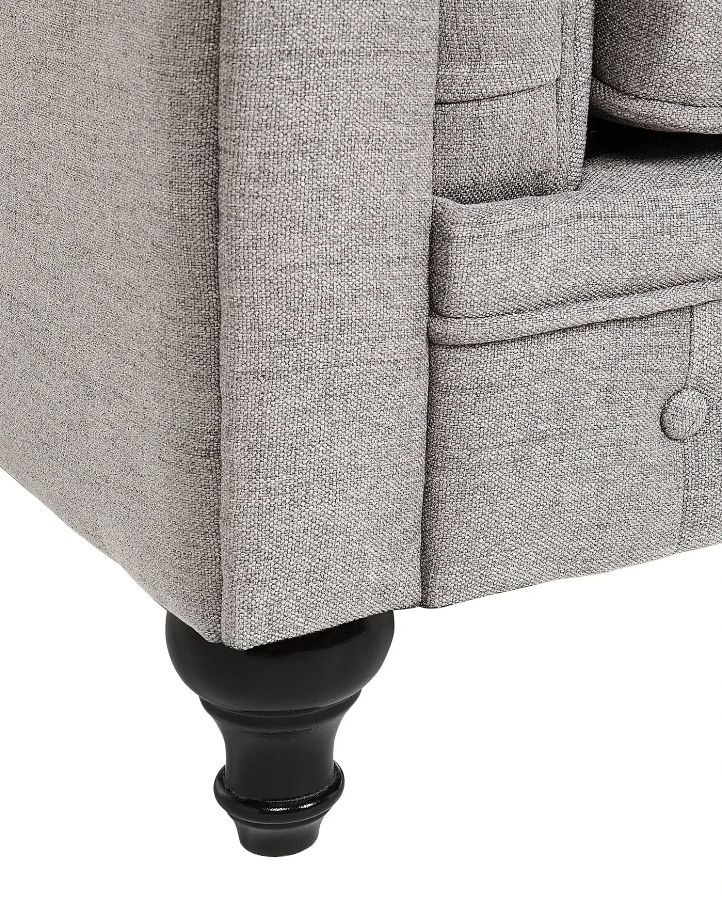 Poltrona CHESTERFIELD Tessuto Grigio chiaro