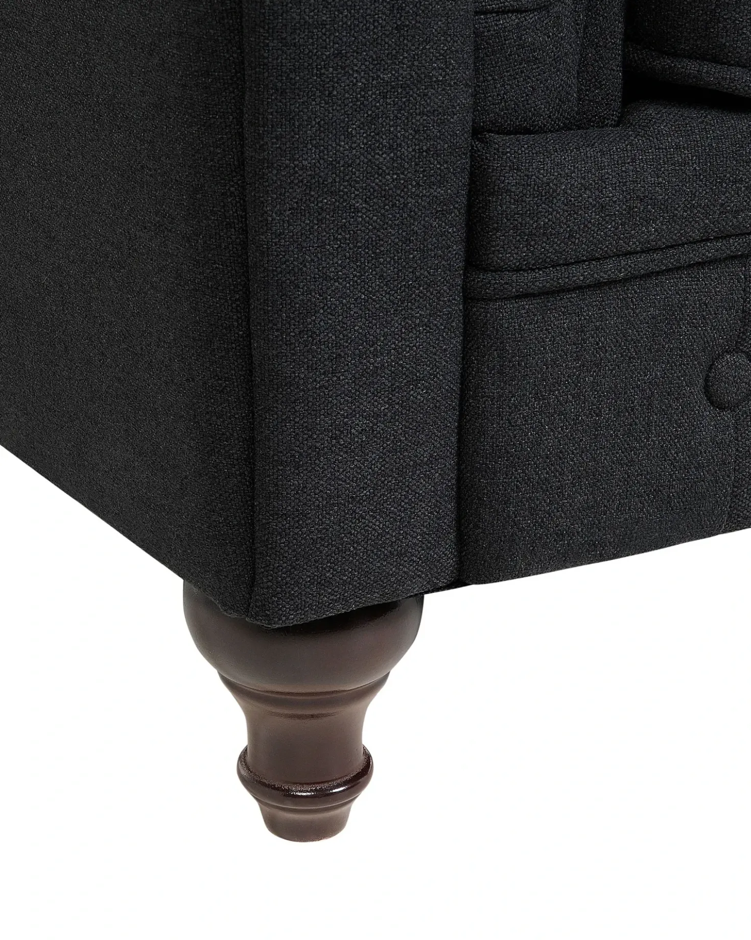 Poltrona CHESTERFIELD Tessuto Grigio grafite