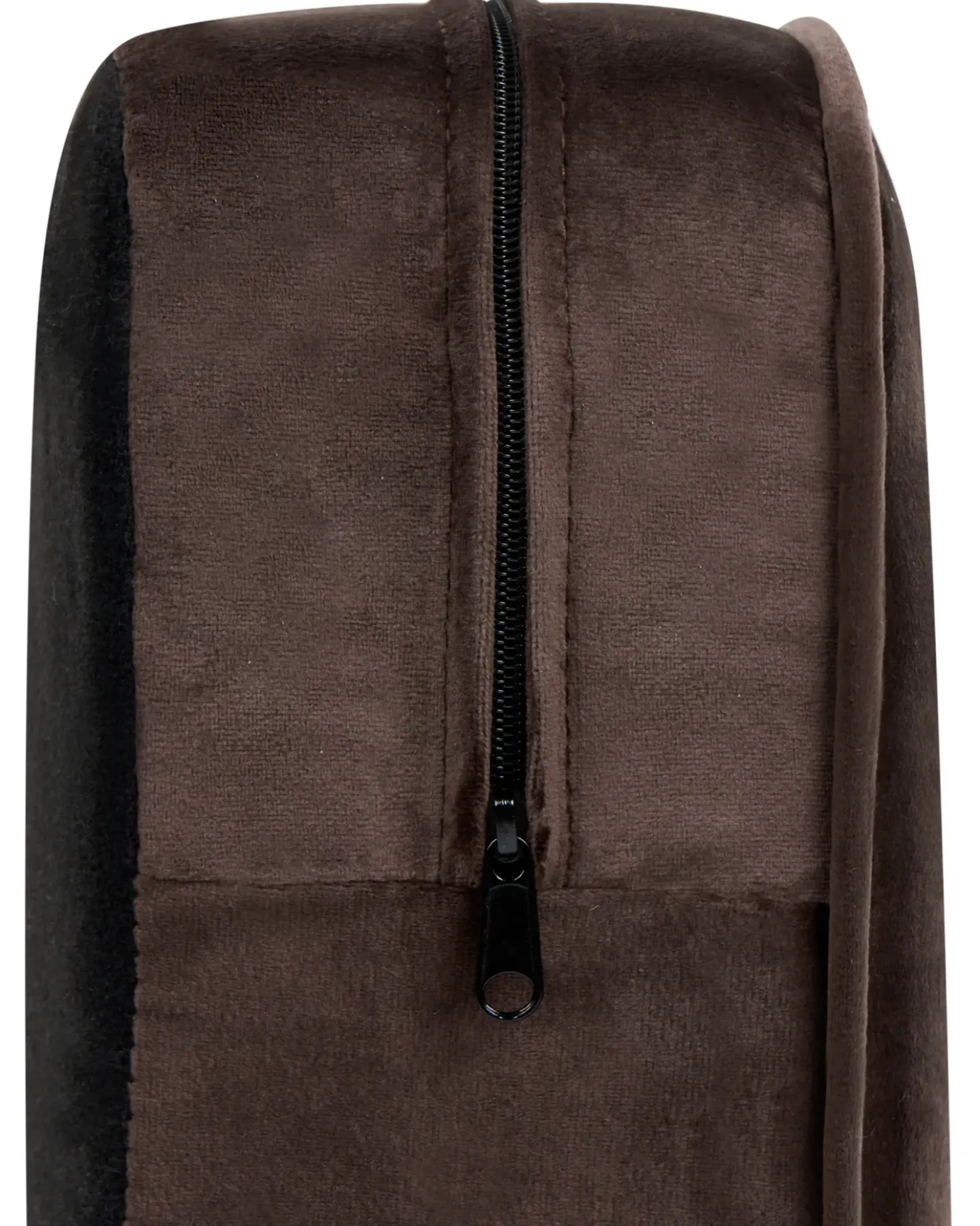 Poltrona CHESTERFIELD Velluto Marrone scuro