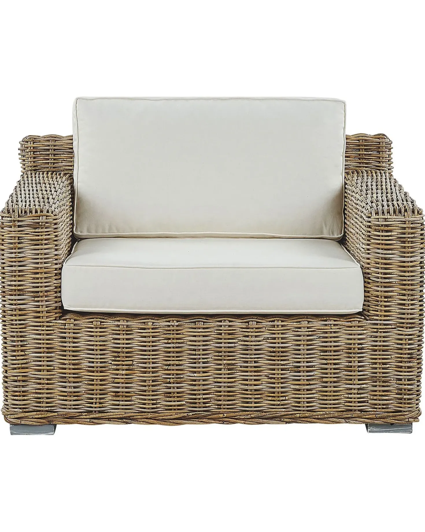 Poltrona da giardino ARDEA Rattan Marrone chiaro