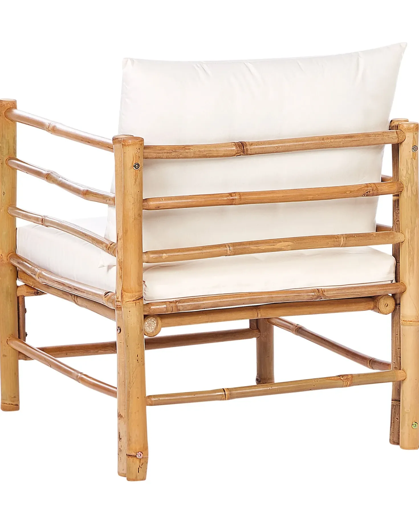 Poltrona da giardino CERRETO Bambù Bianco sporco