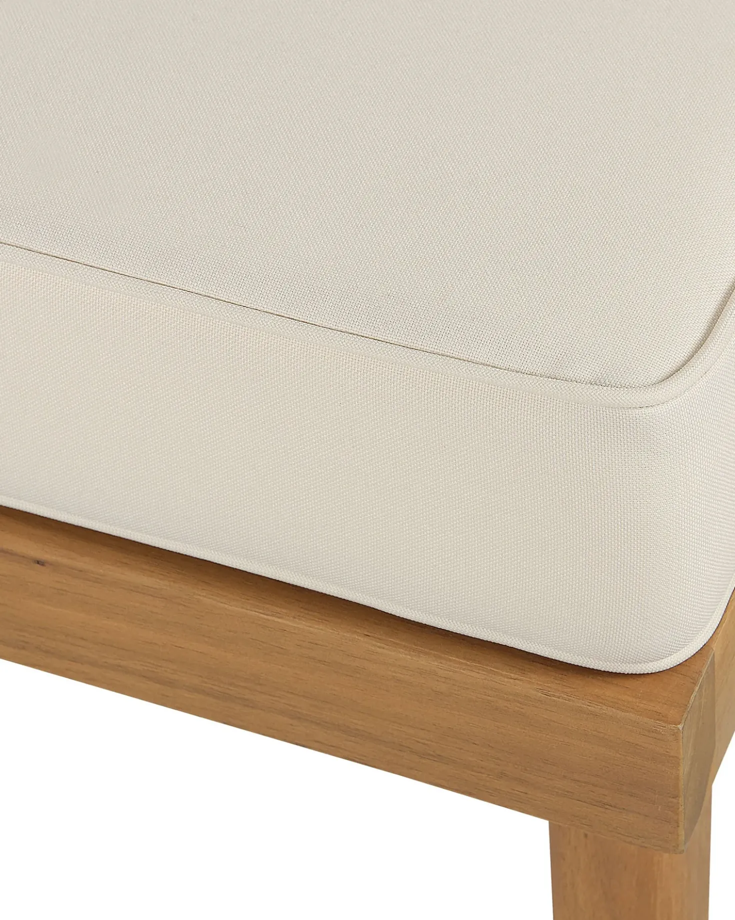 Poltrona da giardino con ottomana BARATTI Legno d'acacia Marrone