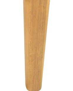 Poltrona da giardino con ottomana BARATTI Legno d'acacia Marrone