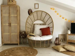 Poltrona da giardino LIDO Rattan Beige