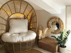 Poltrona da giardino LIDO Rattan Beige