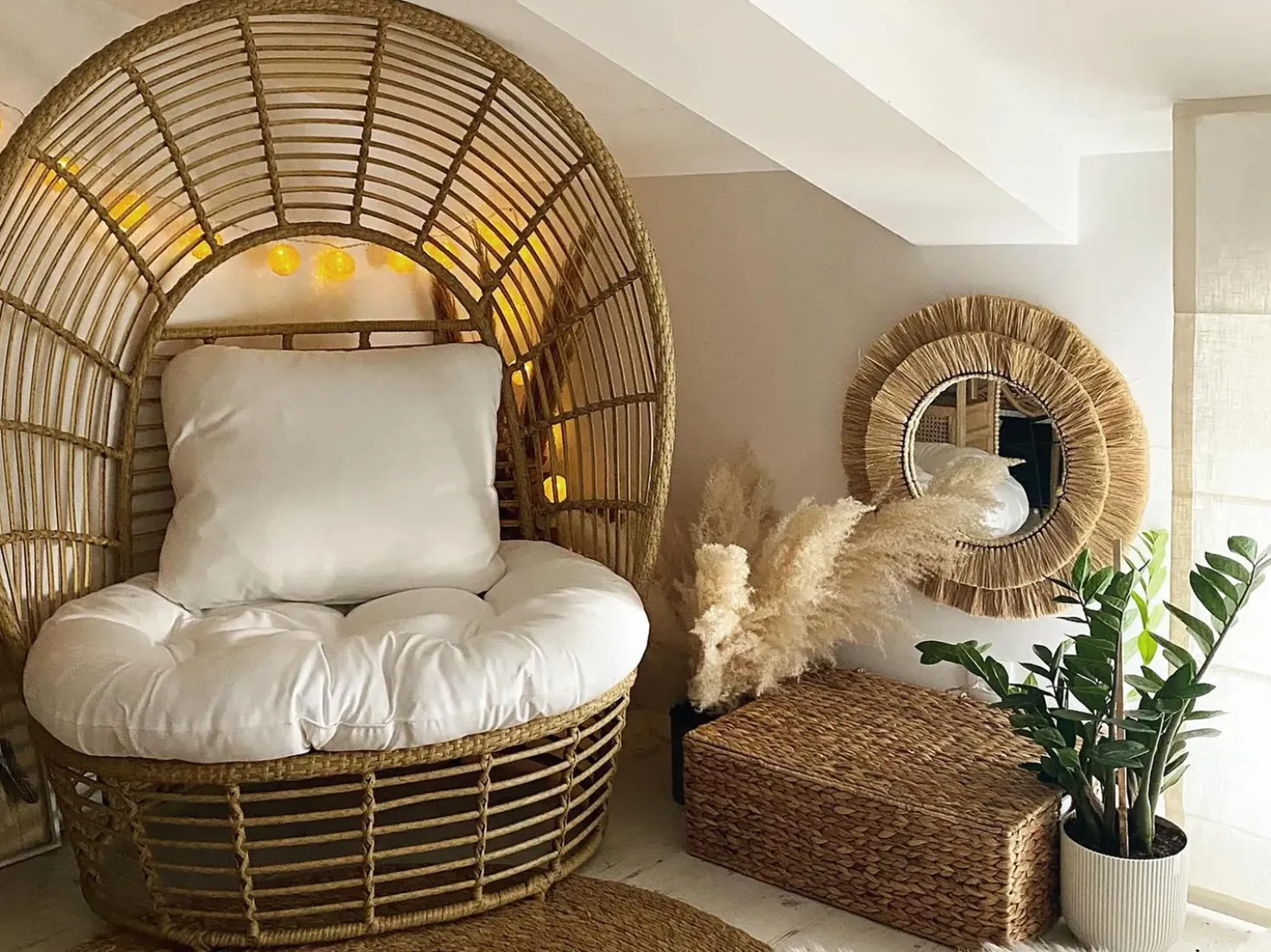 Poltrona da giardino LIDO Rattan Beige