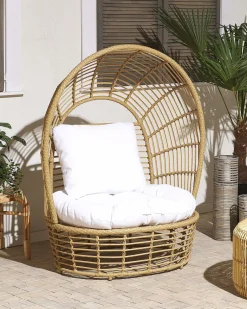 Poltrona da giardino LIDO Rattan Beige
