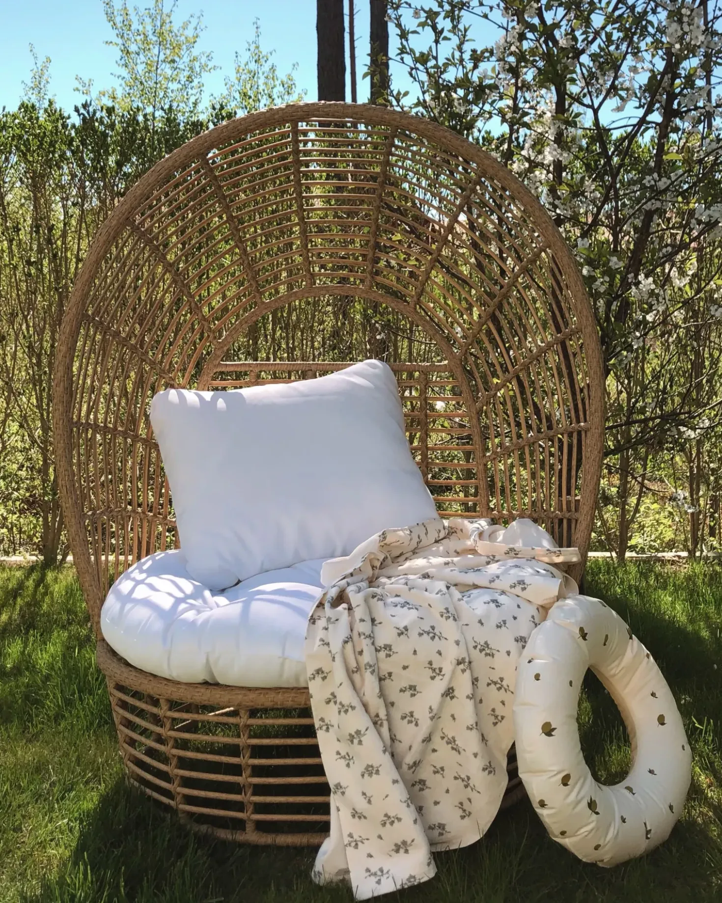 Poltrona da giardino LIDO Rattan Beige