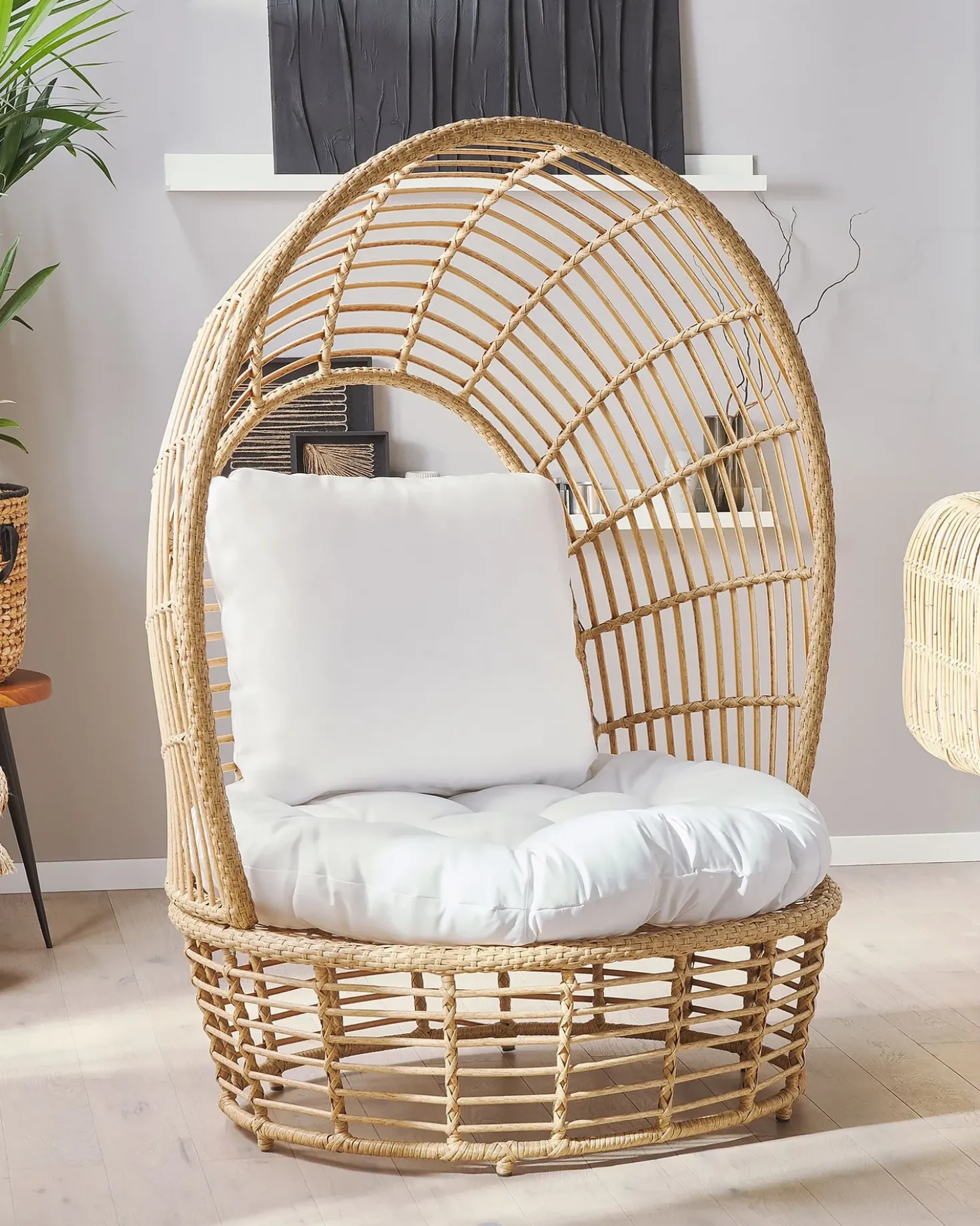 Poltrona da giardino LIDO Rattan Beige