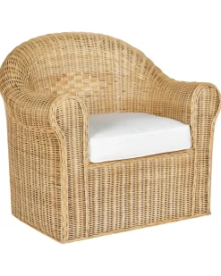 Poltrona da giardino LIVADEIA Rattan Naturale