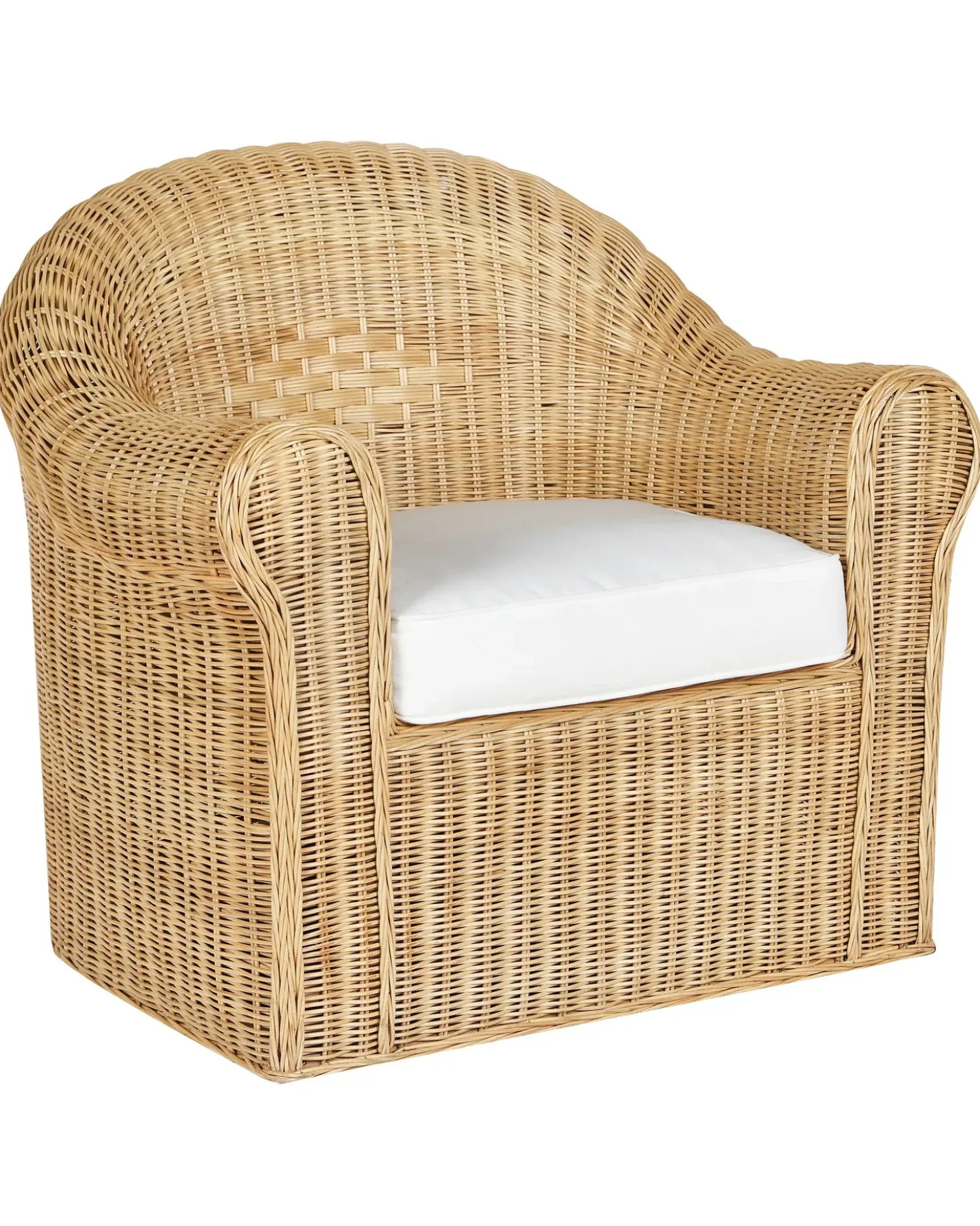 Poltrona da giardino LIVADEIA Rattan Naturale