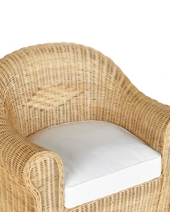 Poltrona da giardino LIVADEIA Rattan Naturale