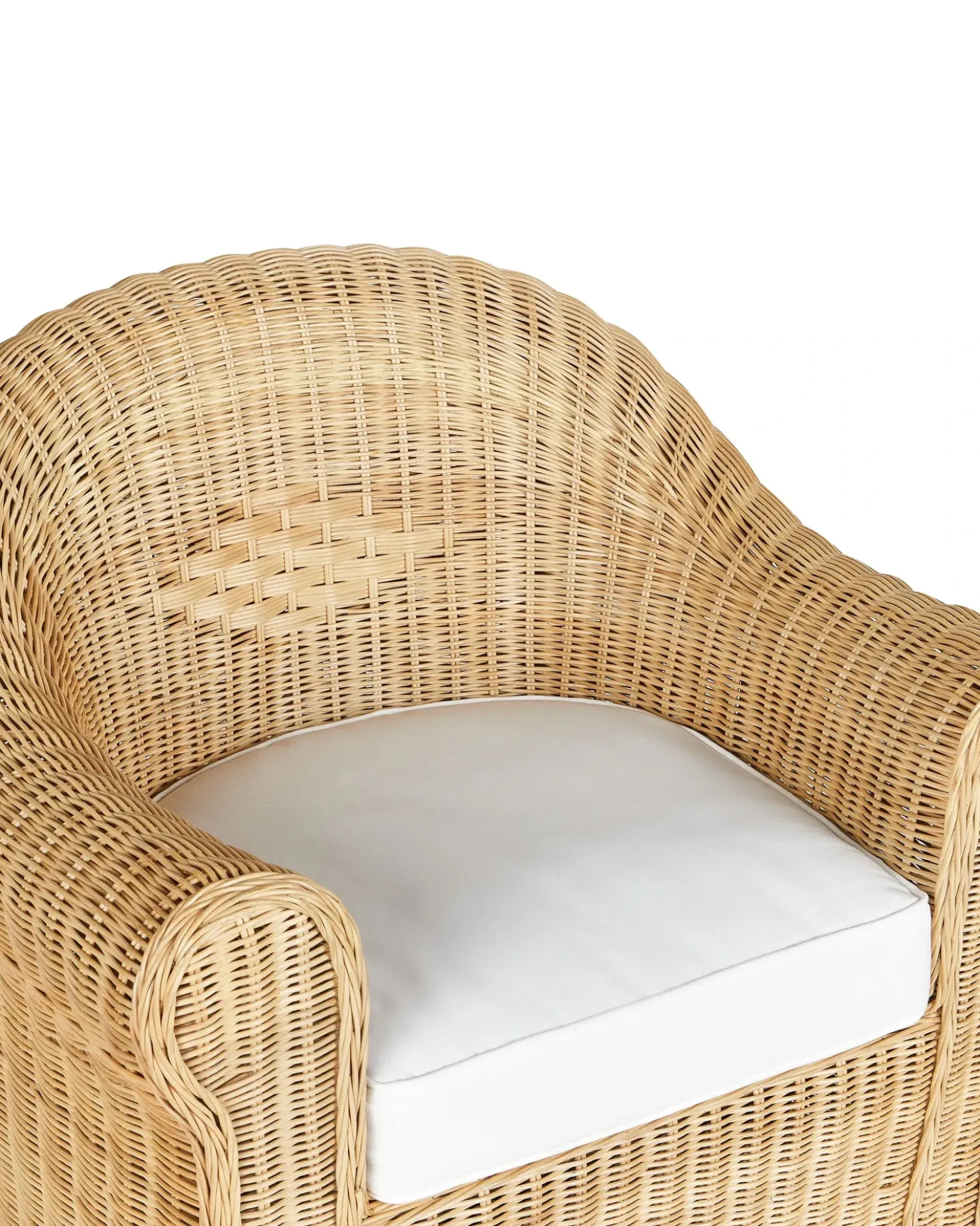 Poltrona da giardino LIVADEIA Rattan Naturale