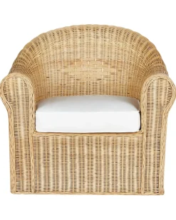 Poltrona da giardino LIVADEIA Rattan Naturale