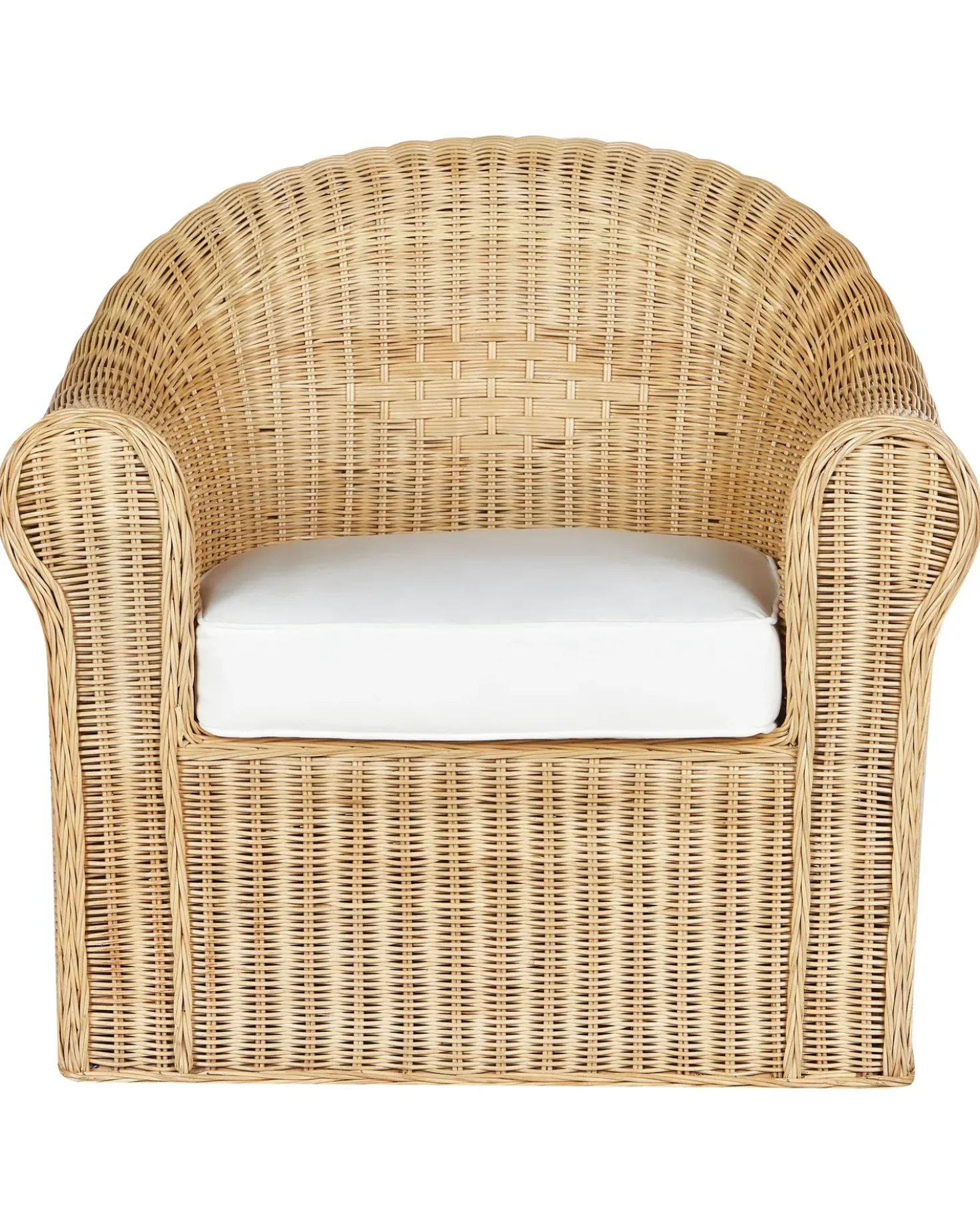 Poltrona da giardino LIVADEIA Rattan Naturale