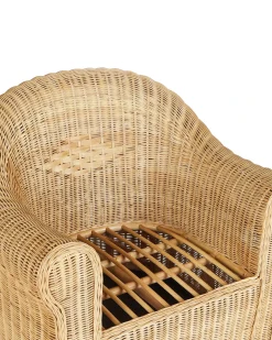 Poltrona da giardino LIVADEIA Rattan Naturale