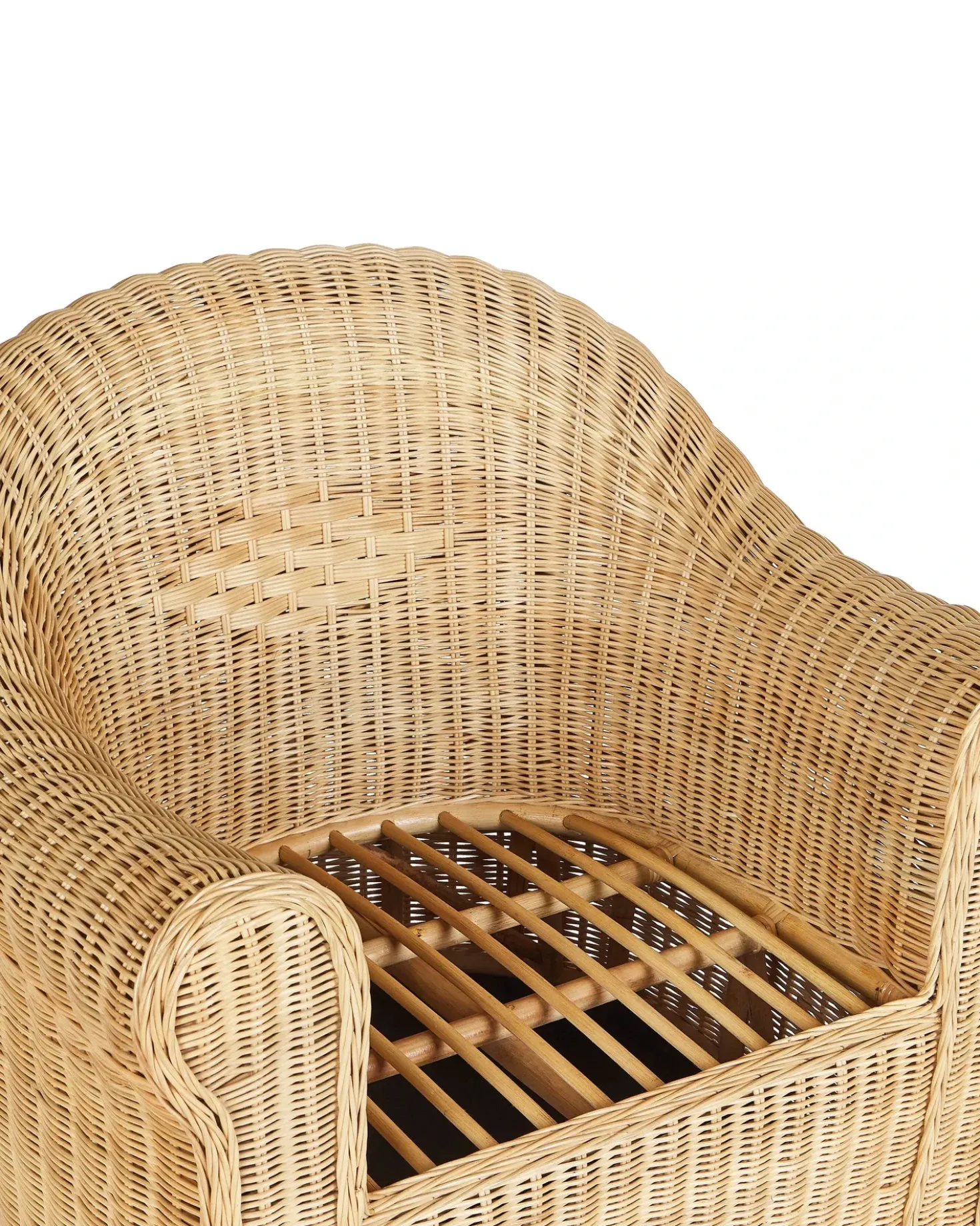 Poltrona da giardino LIVADEIA Rattan Naturale