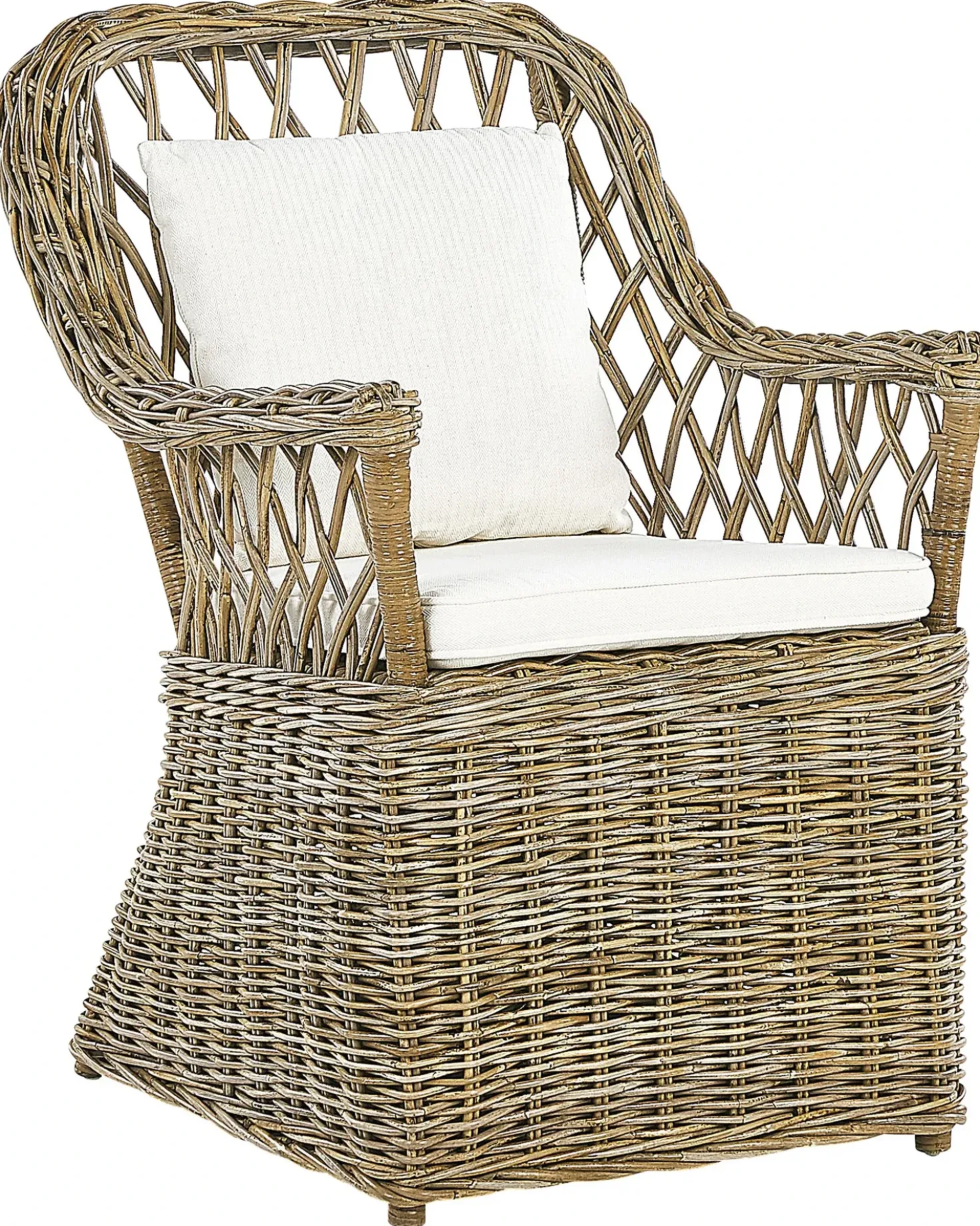 Poltrona da giardino MAROS Rattan Naturale