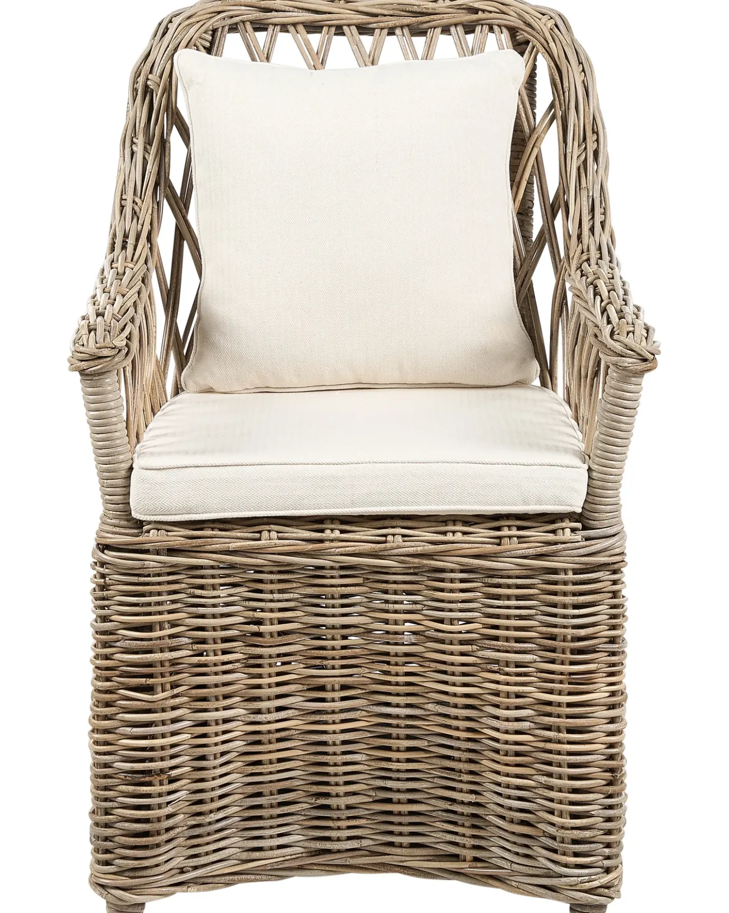 Poltrona da giardino MAROS II Rattan Naturale