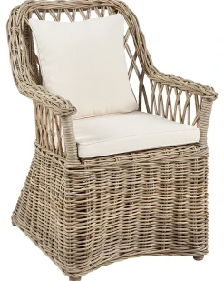 Poltrona da giardino MAROS II Rattan Naturale