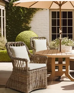 Poltrona da giardino MAROS II Rattan Naturale