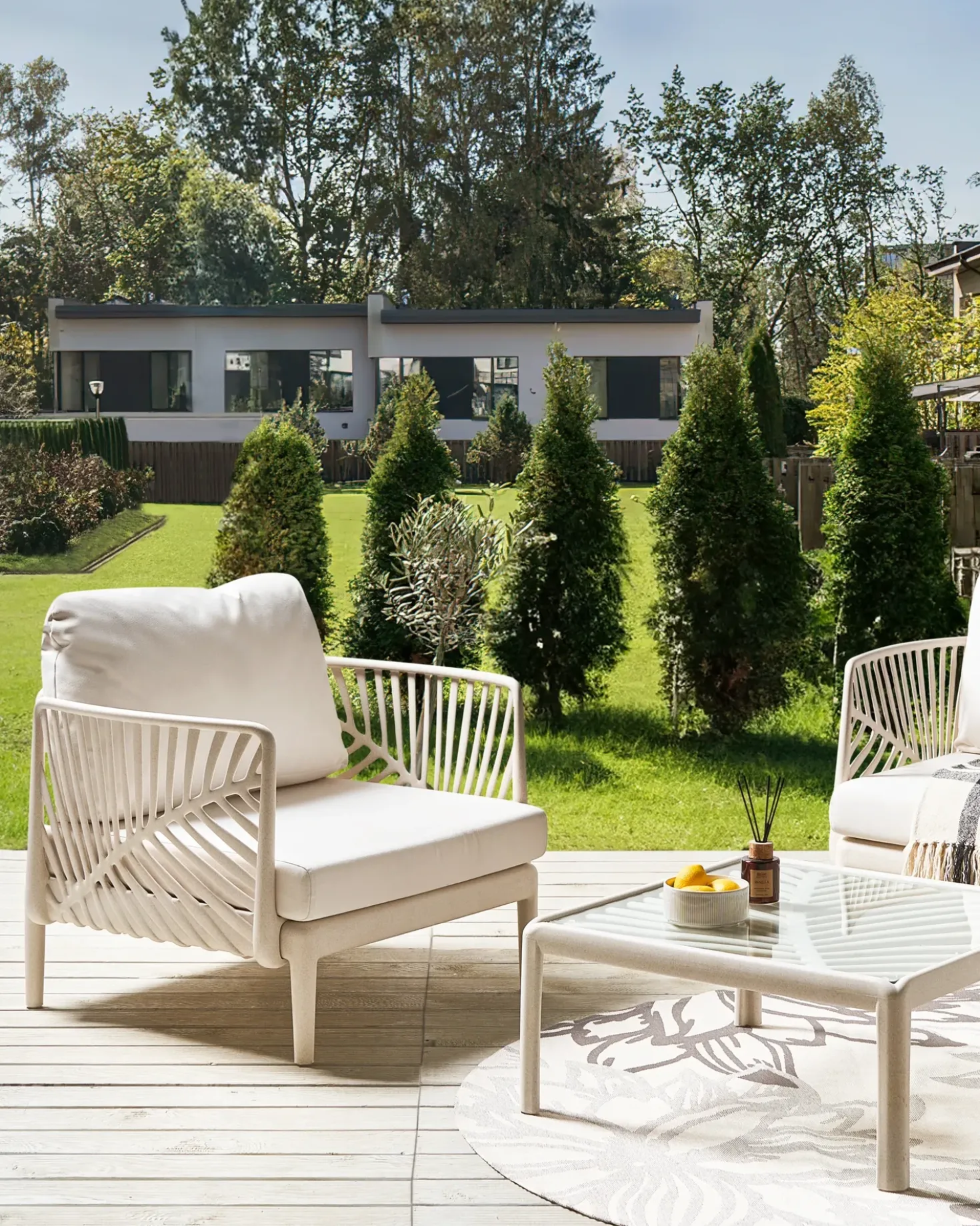 Poltrona da giardino SATURNIA Beige chiaro