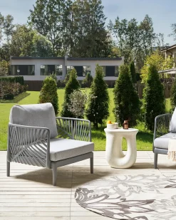 Poltrona da giardino SATURNIA Grigio