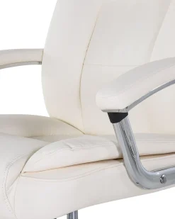 Poltrona da scrivania ADVANCE Pelle sintetica Beige chiaro