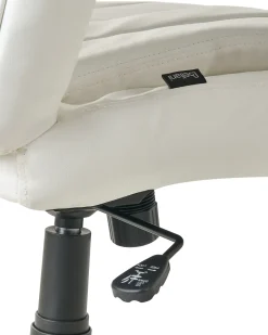Poltrona da scrivania CHIEF Pelle sintetica Bianco sporco
