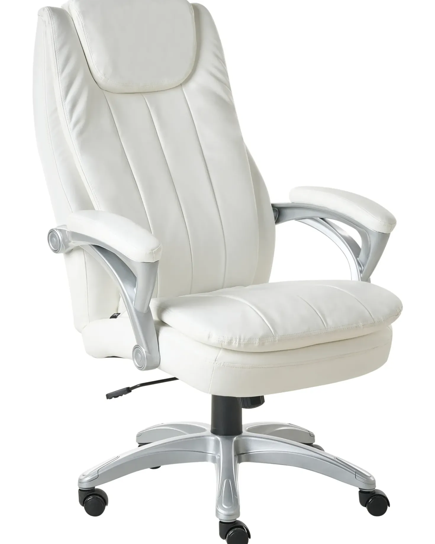 Poltrona da scrivania CHIEF Pelle sintetica Bianco sporco