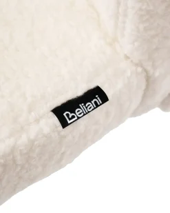 Poltrona da scrivania DEMURE Bouclé Bianco sporco