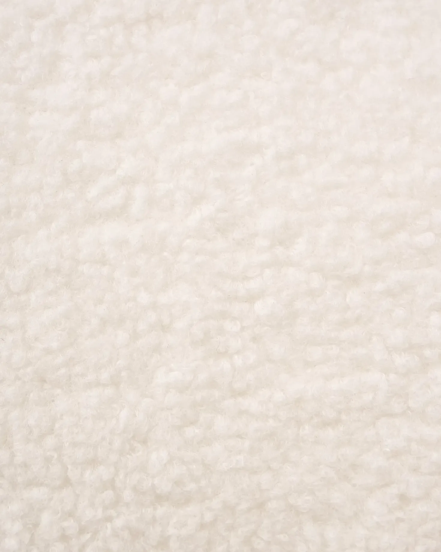 Poltrona da scrivania DEMURE Bouclé Bianco sporco