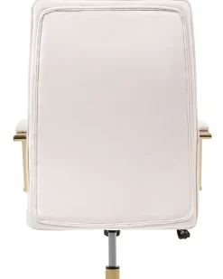 Poltrona da scrivania DEMURE Velluto Beige chiaro