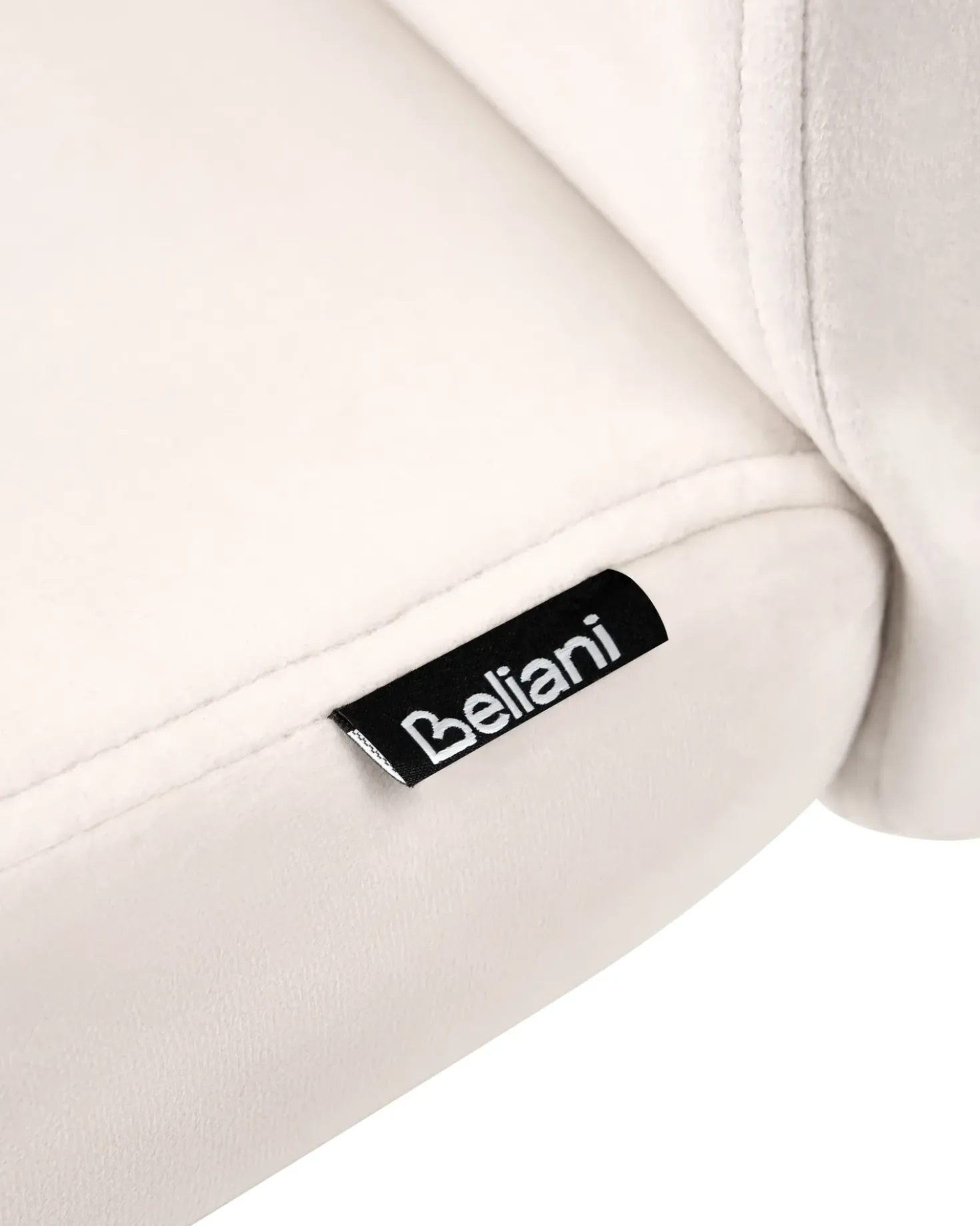 Poltrona da scrivania DEMURE Velluto Beige chiaro