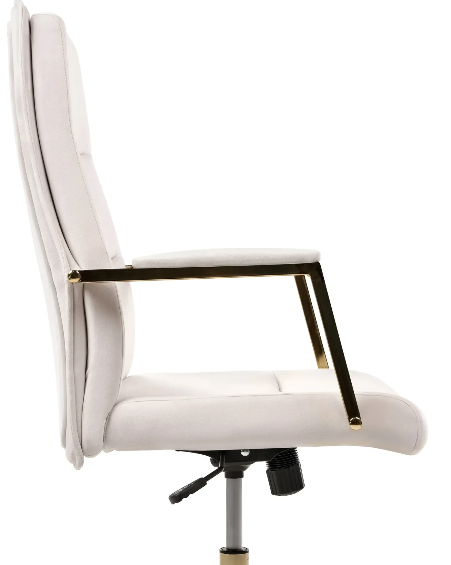 Poltrona da scrivania DEMURE Velluto Beige chiaro
