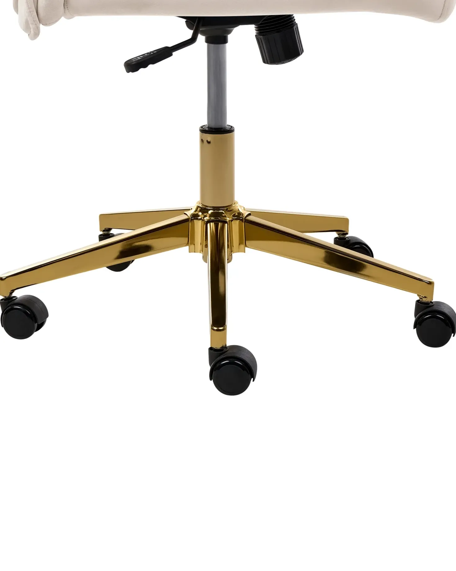Poltrona da scrivania DEMURE Velluto Beige chiaro