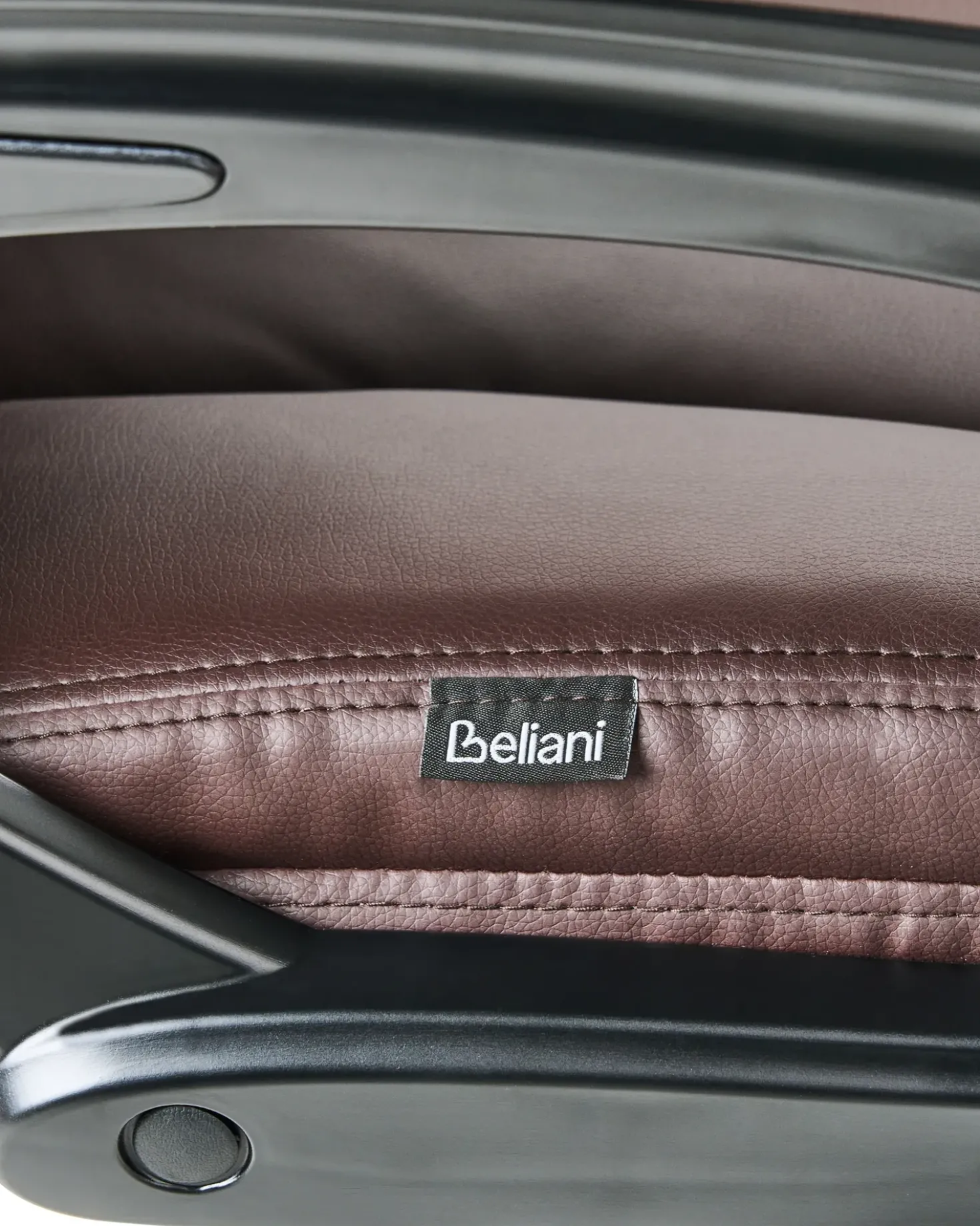 Poltrona da scrivania GRACEFUL Pelle sintetica Marrone scuro