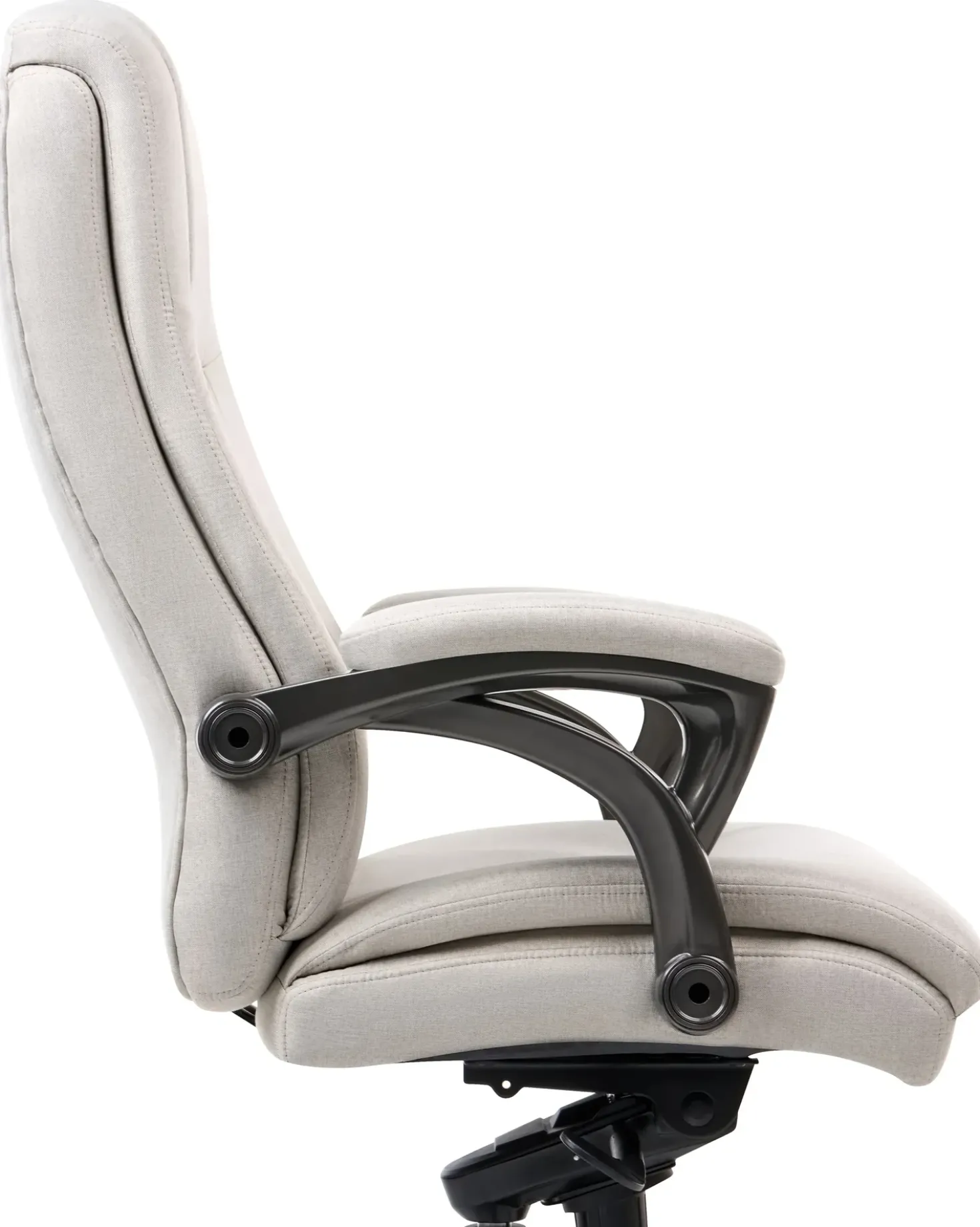 Poltrona da scrivania MAGNUS Lino Beige chiaro
