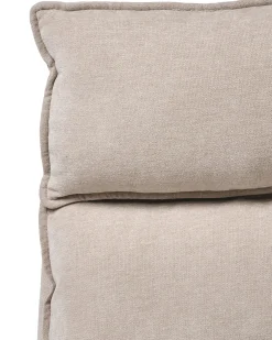 Poltrona da scrivania Poggiapiedi a scomparsa EATON Ciniglia Beige