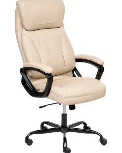 Poltrona da scrivania PROUD Pelle sintetica Beige