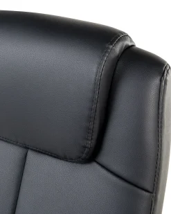 Poltrona da scrivania WINNER Pelle sintetica Nero
