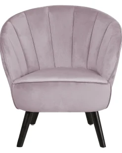 Poltrona DALA Velluto Rosa