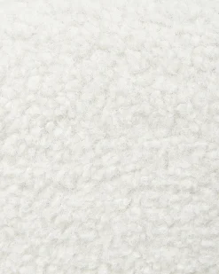 Poltrona DRAMMEN Bouclé Bianco