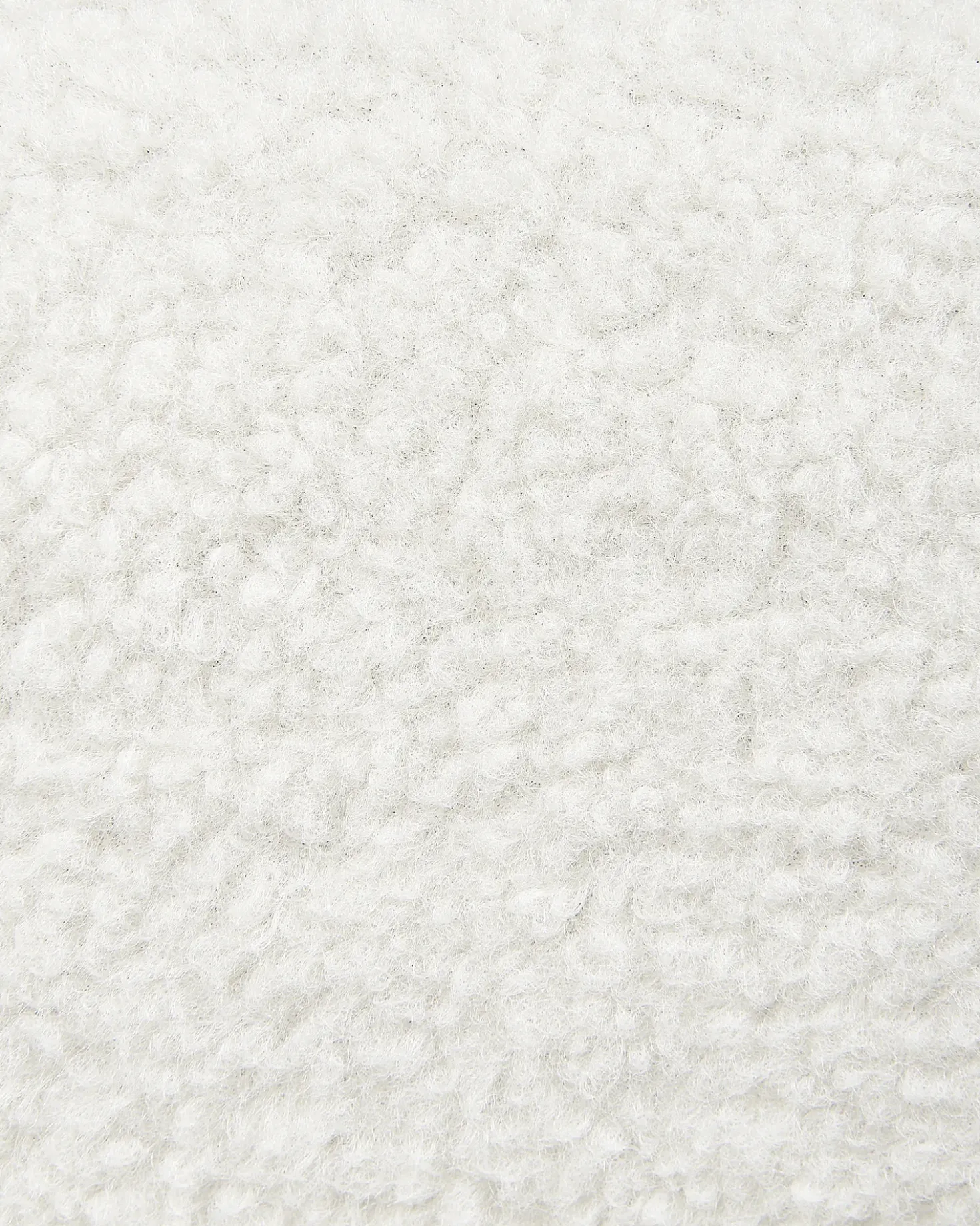 Poltrona DRAMMEN Bouclé Bianco