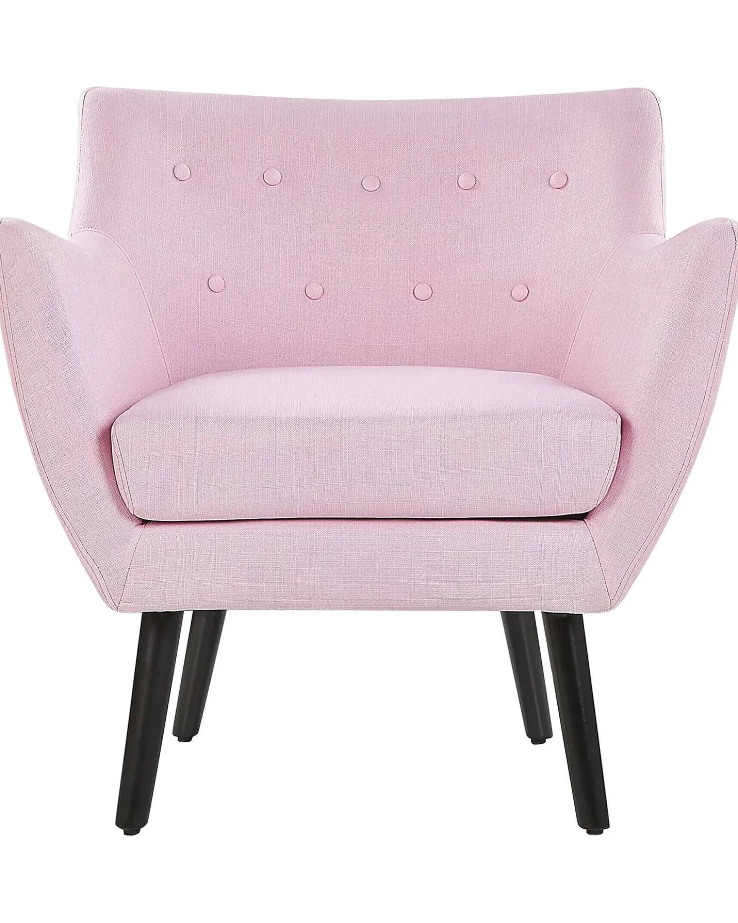 Poltrona DRAMMEN Tessuto Rosa
