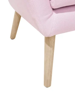 Poltrona DRAMMEN Tessuto Rosa