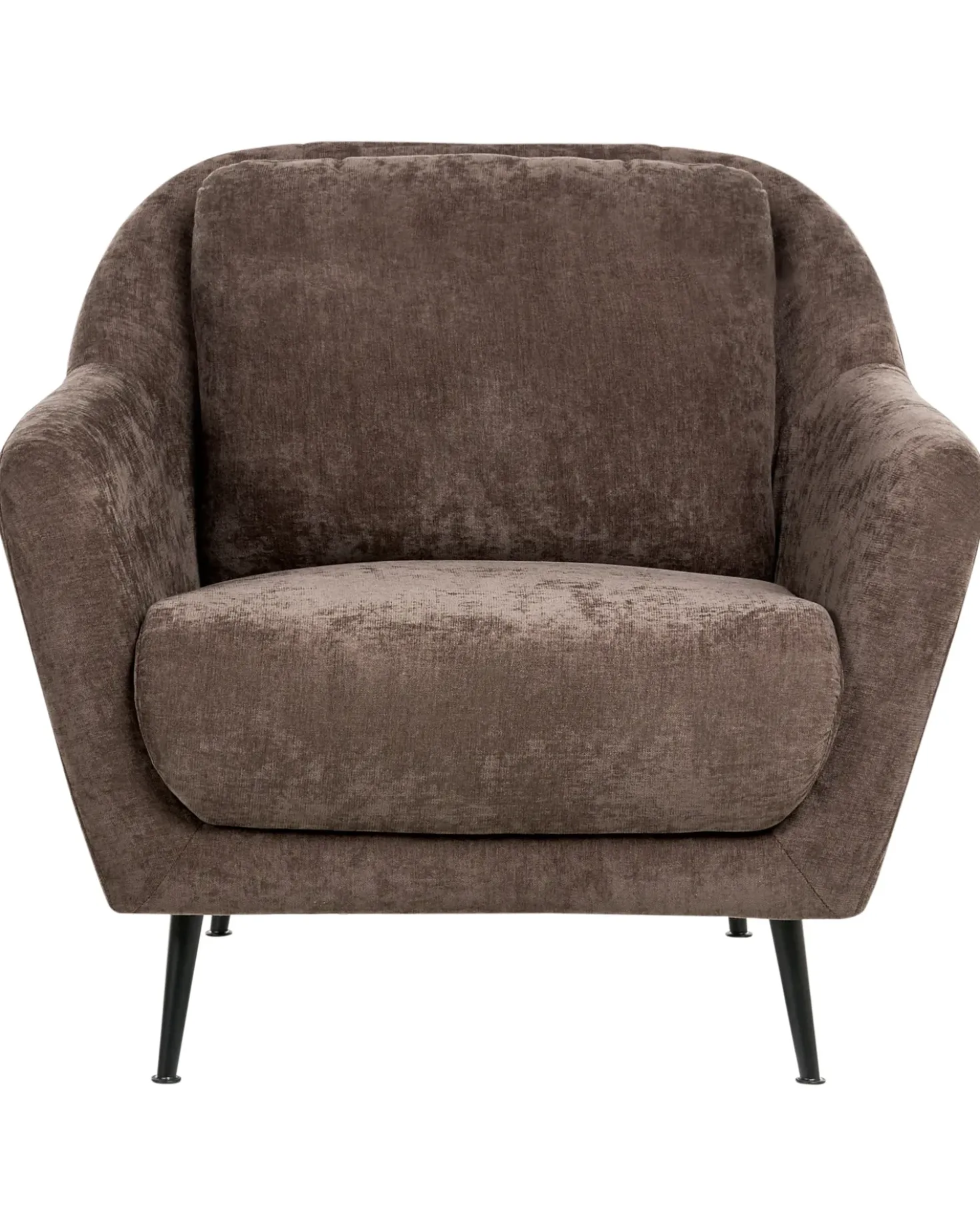 Poltrona EIBY Ciniglia Marrone scuro