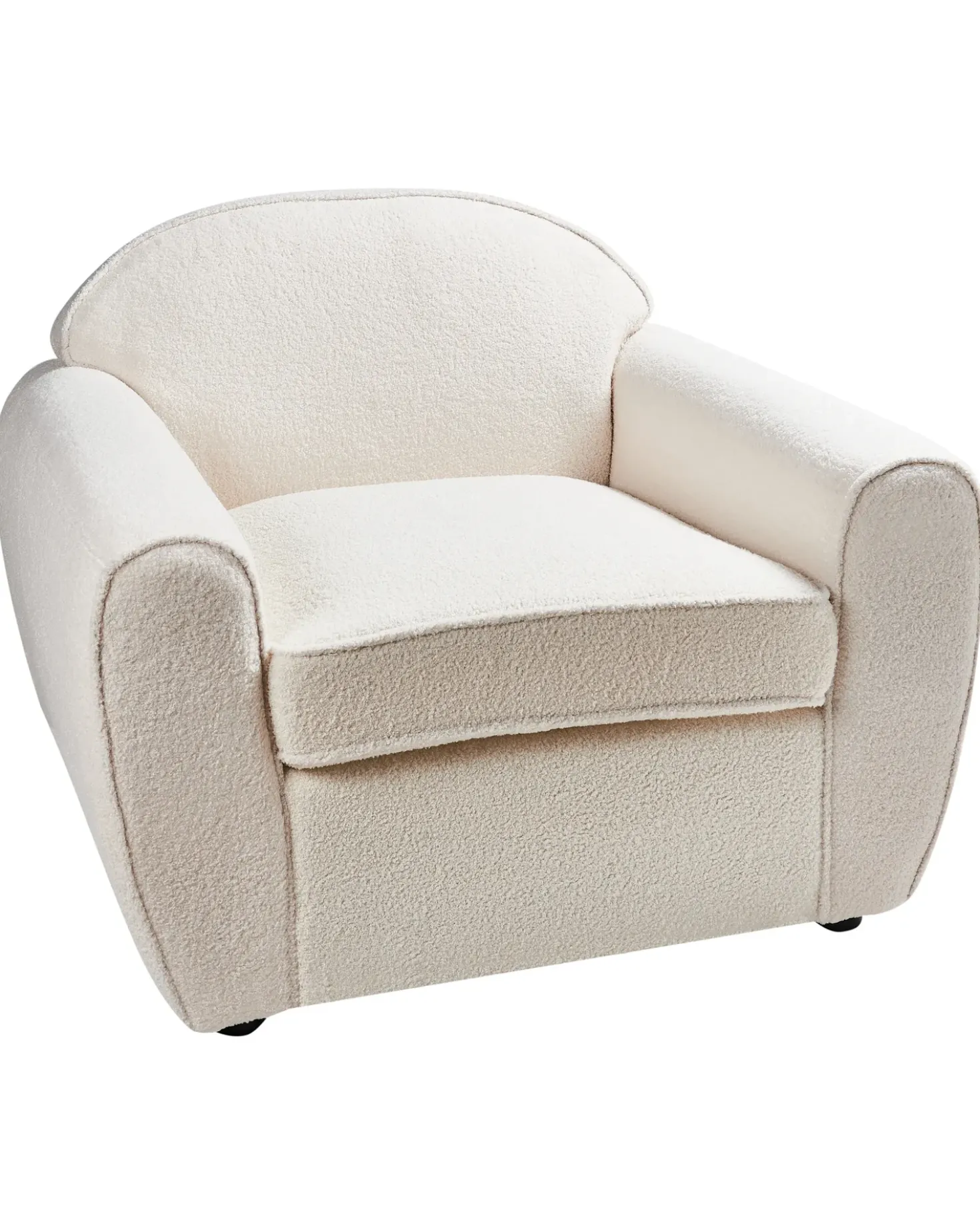 Poltrona ELLEDE Bouclé Beige chiaro