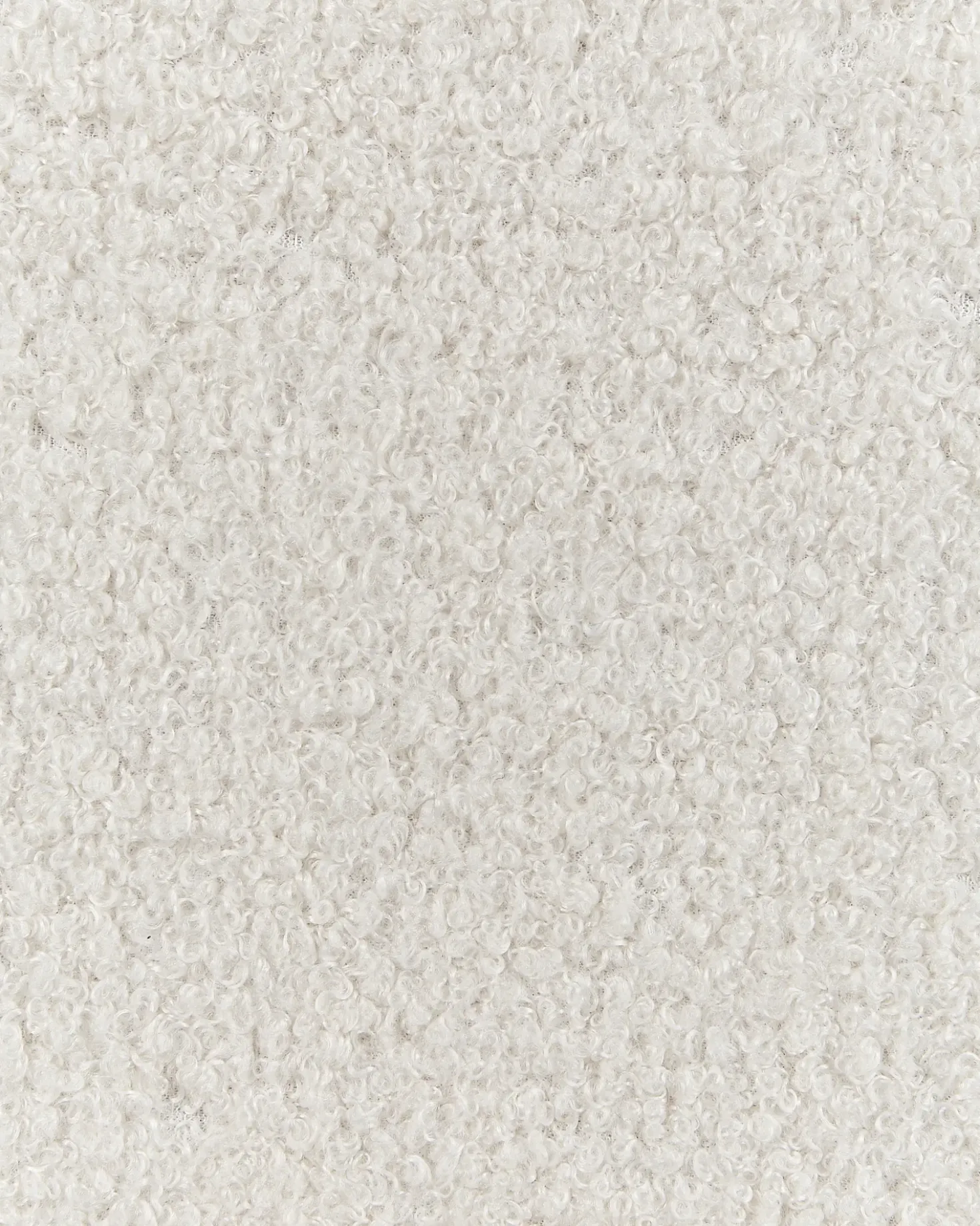 Poltrona ESRUM Bouclé Marrone scuro/Bianco
